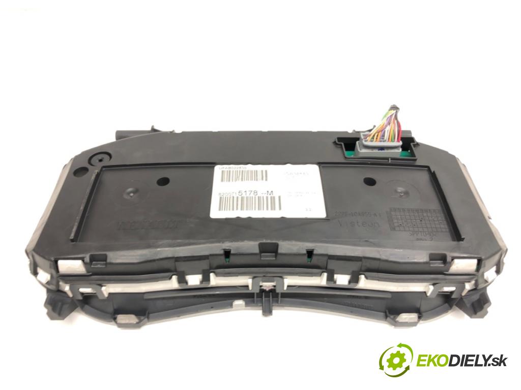 RENAULT CLIO III liftback 2007 55 kW 1.2 16V (BR02, BR0J, BR11, CR02, CR0J, CR11) 1149 Prístrojovka 8200715178 (Prístrojová doska)