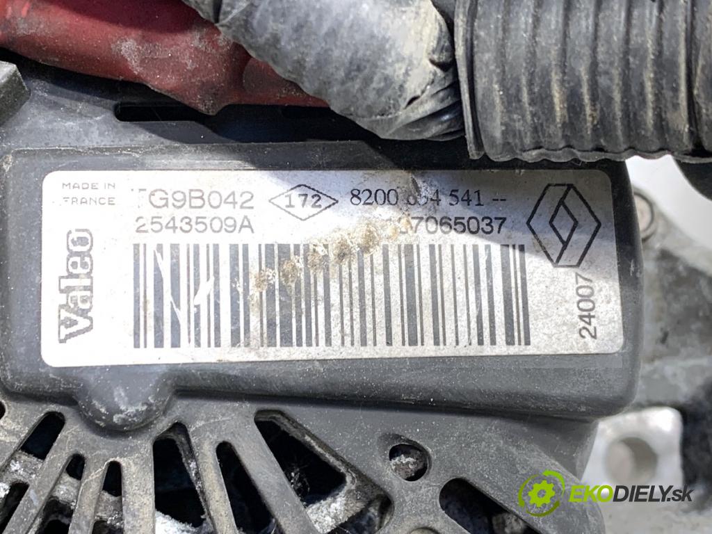 RENAULT CLIO III liftback 2007 55 kW 1.2 16V (BR02, BR0J, BR11, CR02, CR0J, CR11) 1149 Alternátor 8200654541 (Alternátor)