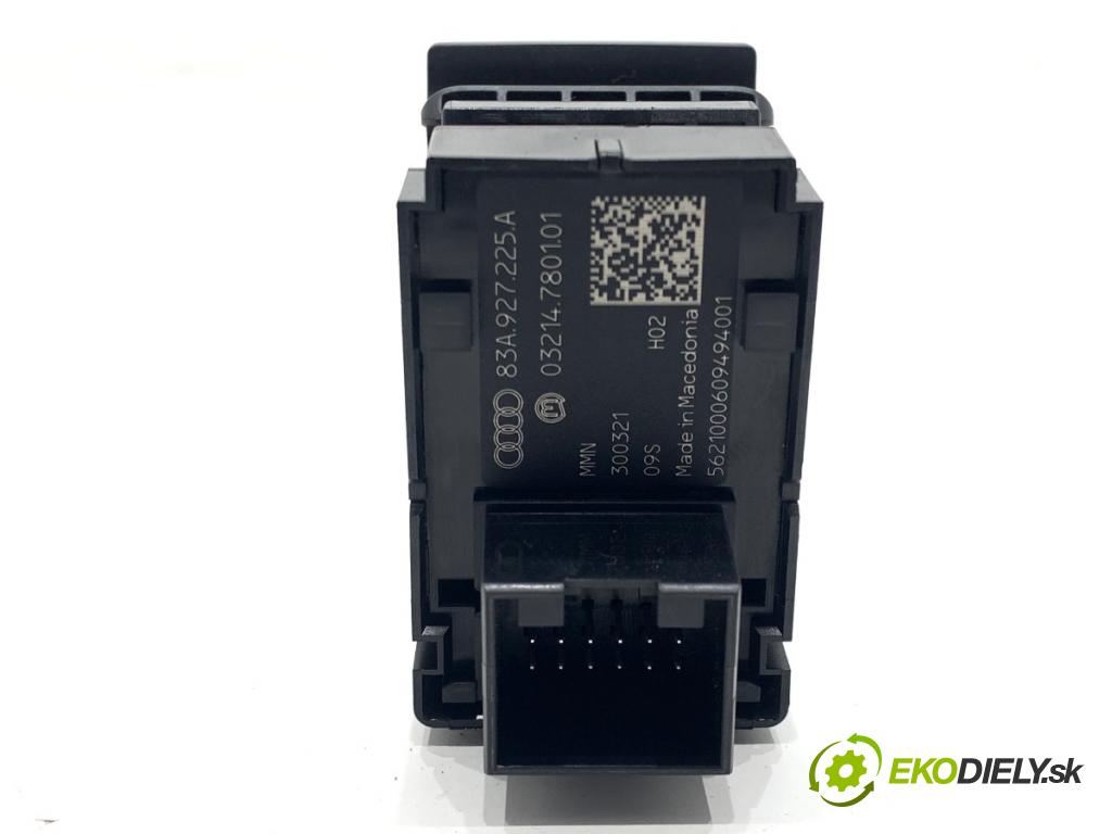 AUDI Q3 II SUV 2021 110 kW 35 TFSI Mild Hybrid 1498 Spínač brzdy ručnej brzdy 83A927225A (Prepínacie páčky pod volantom)