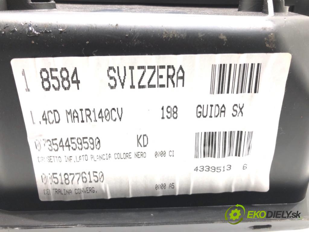 FIAT BRAVO II liftback 2010 103 kW 1.4 16V (198AXS1B) 1368 Priehradka, kastlík spolujazdca (Priehradka (kastlík))
