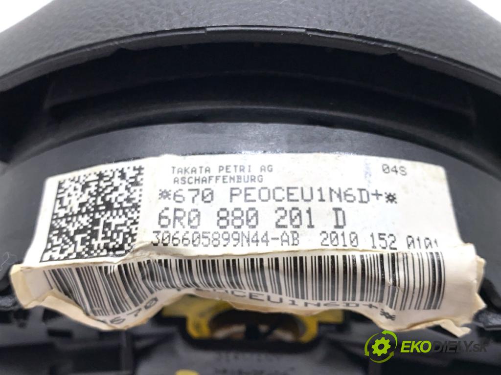 VW POLO V liftback 2010 55 kW 1.2 TDI 1199 AirBag volantu 6R0880201D (Airbag)