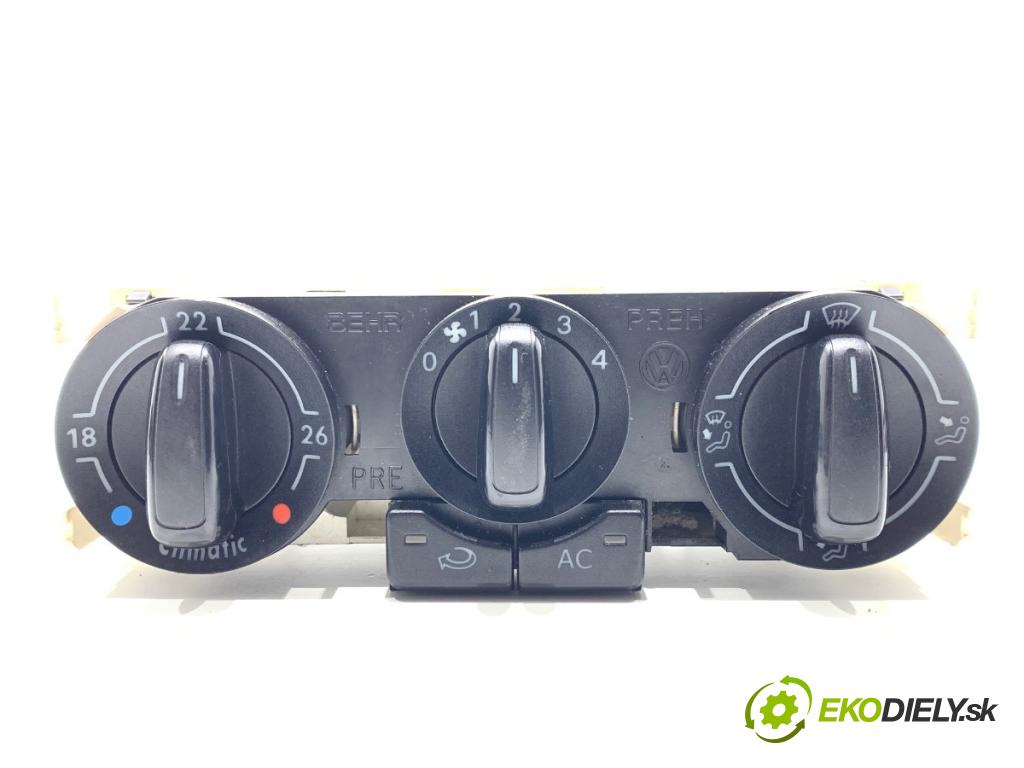 VW POLO V liftback 2010 55 kW 1.2 TDI 1199 Panel ovládania kúrenia 6R0820045H (Prepínacie páčky pod volantom)