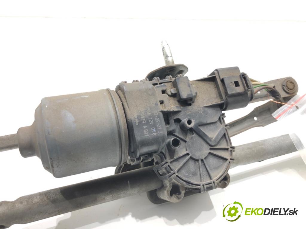 VW POLO V liftback 2010 55 kW 1.2 TDI 1199 Mechanizmus stieračov predný 6R1955023B (Motorček stieračov predný)