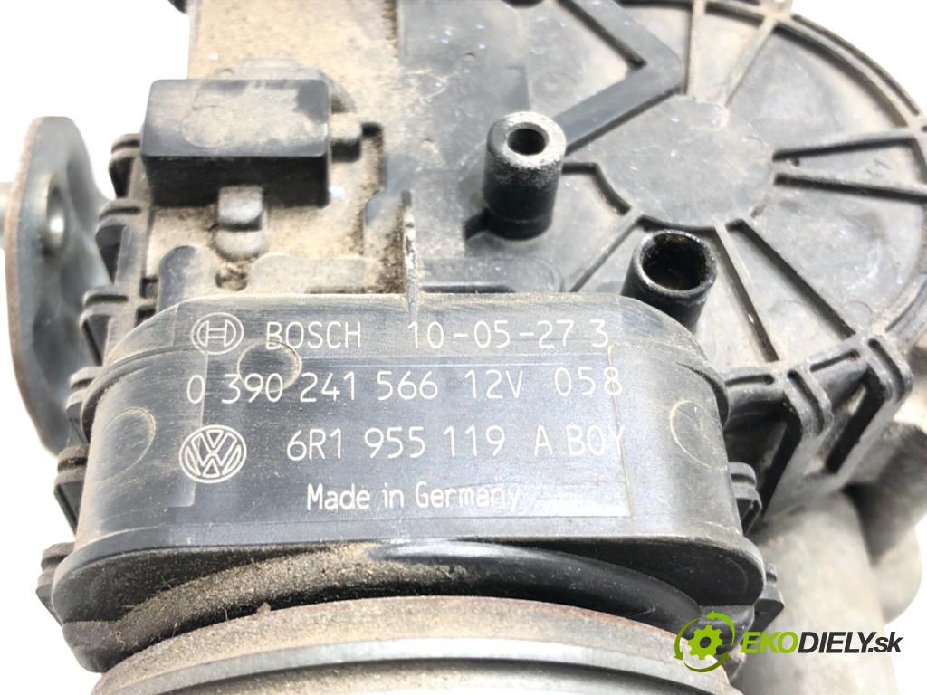 VW POLO V liftback 2010 55 kW 1.2 TDI 1199 Mechanizmus stieračov predný 6R1955023B (Motorček stieračov predný)