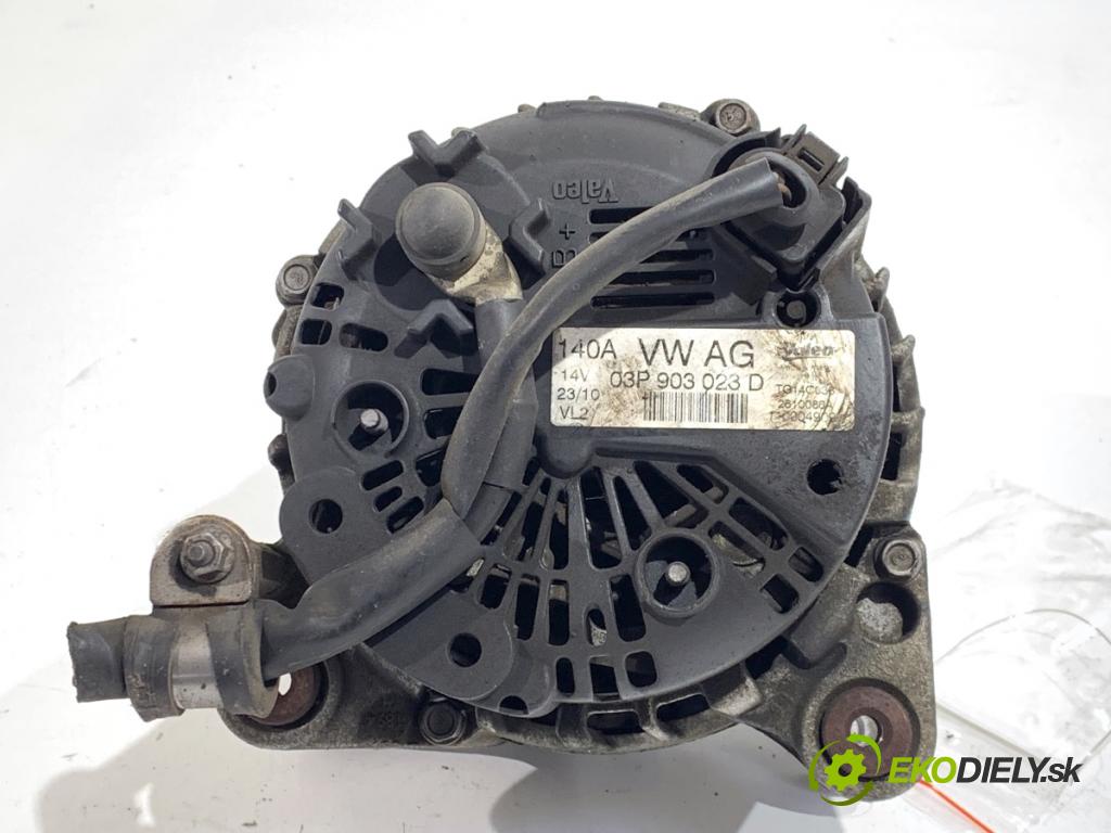 VW POLO V liftback 2010 55 kW 1.2 TDI 1199 Alternátor 03P903023D (Alternátor)