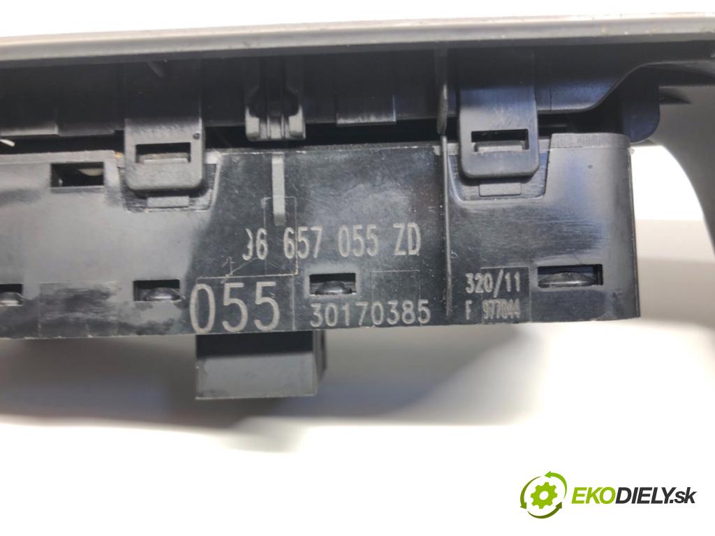 CITROEN C4 II liftback 2011 82 kW 1.6 HDi 110 1560 Prepínač okien 96657055ZD (Prepínacie páčky pod volantom)
