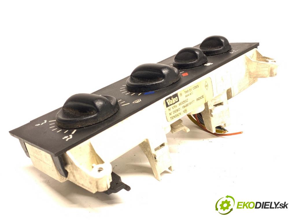 RENAULT MASTER II Autobus 2002 84 kW 2.5 dCi 120 2463 Panel ovládania kúrenia 663255Z (Prepínacie páčky pod volantom)