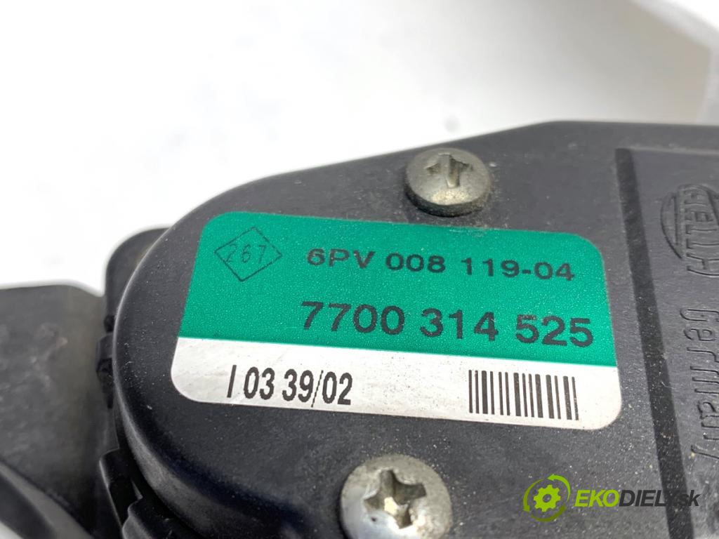RENAULT MASTER II Autobus 2002 84 kW 2.5 dCi 120 2463 potenciometr plynového pedálu 7700314525 (Potenciometr plynového pedálu)