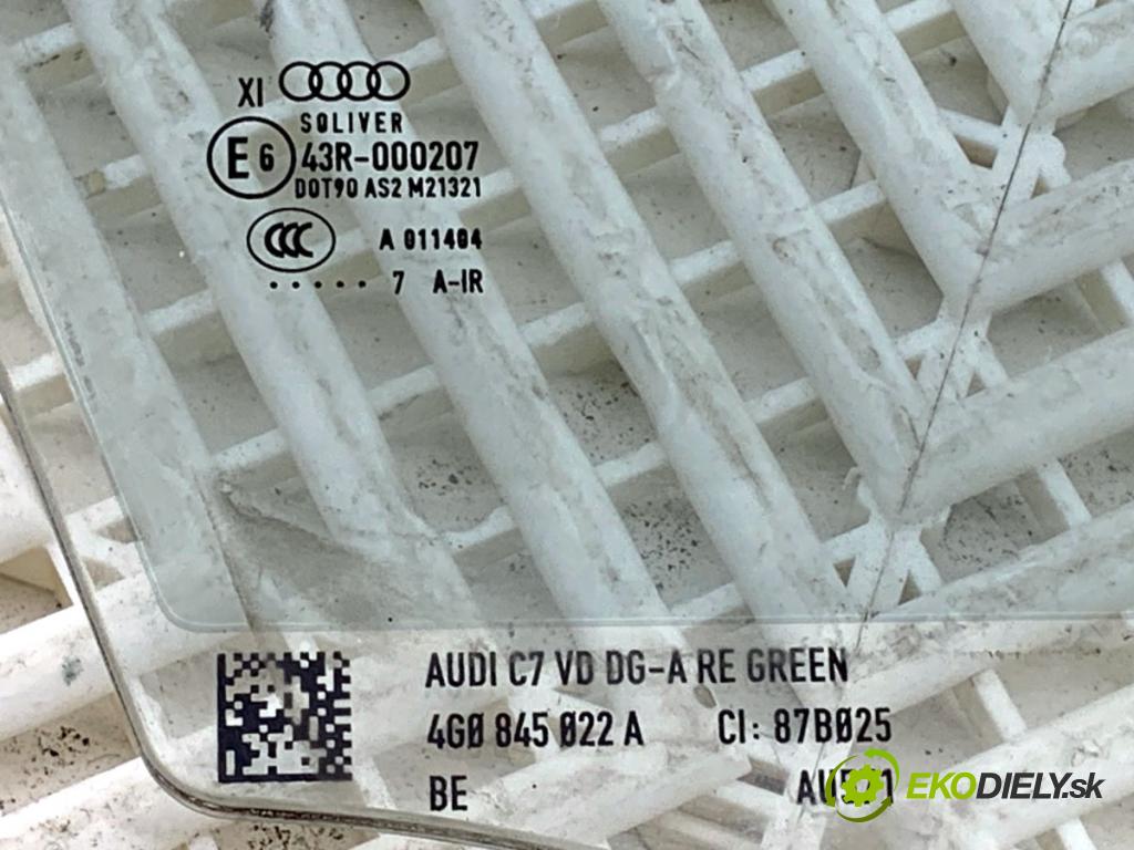 AUDI A6 C7 Kombi 2017 445 kW RS6 performance quattro 3993 Okno pravy predný DVOJNÁSOBNÝ: 4G0845022A