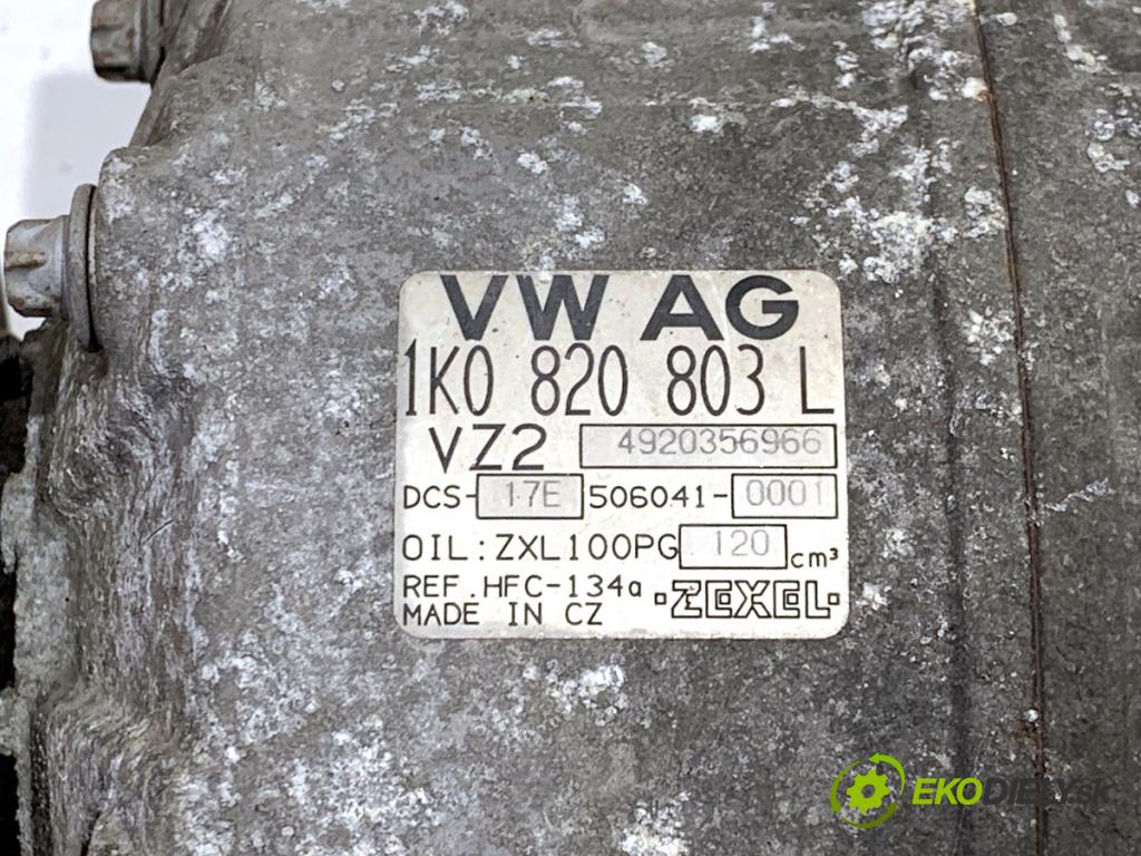 VW TOURAN nadwozie wielkoprzestrzenne (MPV) 2005 110 kW 2.0 FSI 1984 Kompresor klimatizácie 1K0820803L (Kompresor klimatizácie)