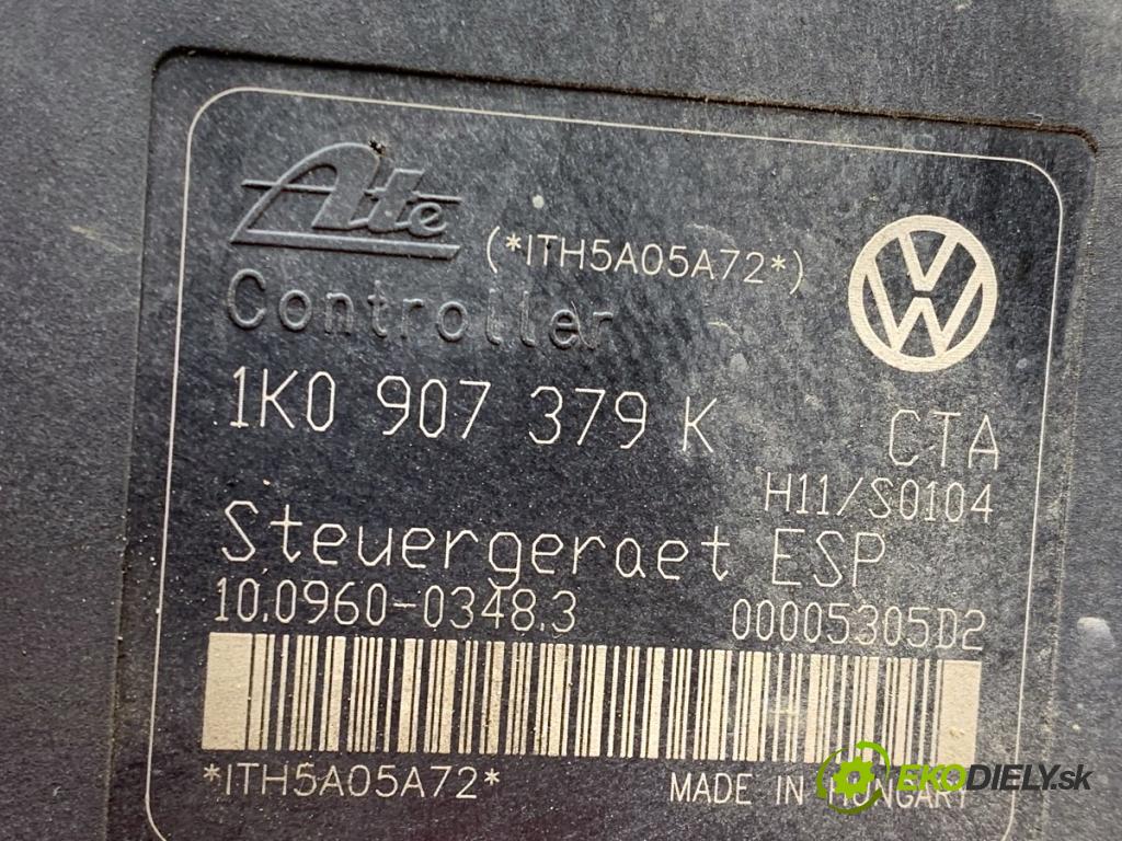 VW TOURAN nadwozie wielkoprzestrzenne (MPV) 2005 110 kW 2.0 FSI 1984 Pumpa ABS 1K0907379K (Pumpa ABS)