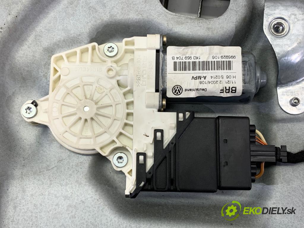 VW TOURAN nadwozie wielkoprzestrzenne (MPV) 2005 110 kW 2.0 FSI 1984 Mechanizmus okna pravy zad 1K0959704B