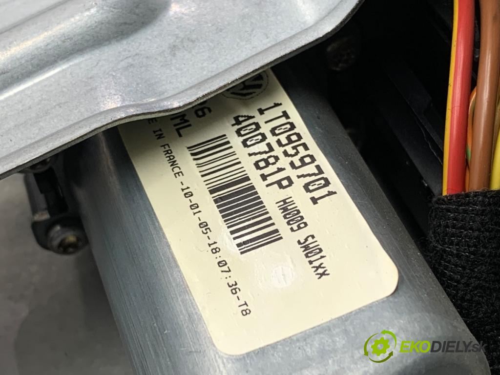VW TOURAN nadwozie wielkoprzestrzenne (MPV) 2005 110 kW 2.0 FSI 1984 Mechanizmus okna ľavy predný 1T0959701