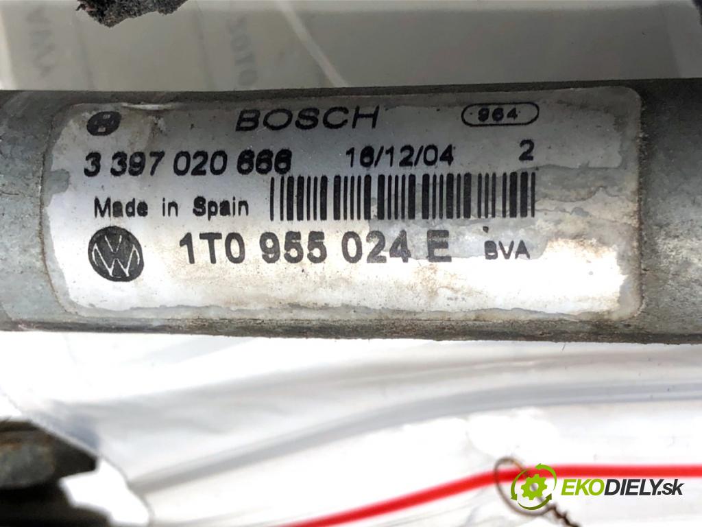 VW TOURAN nadwozie wielkoprzestrzenne (MPV) 2005 110 kW 2.0 FSI 1984 Mechanizmus stieračov pravy predný 1T0955024E