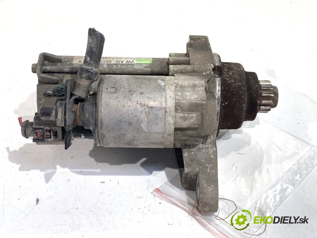 SKODA ROOMSTER nadwozie wielkoprzestrzenne (MPV) 2007 77 kW 1.6 1598 Štartér 02T911023S (Štartér)