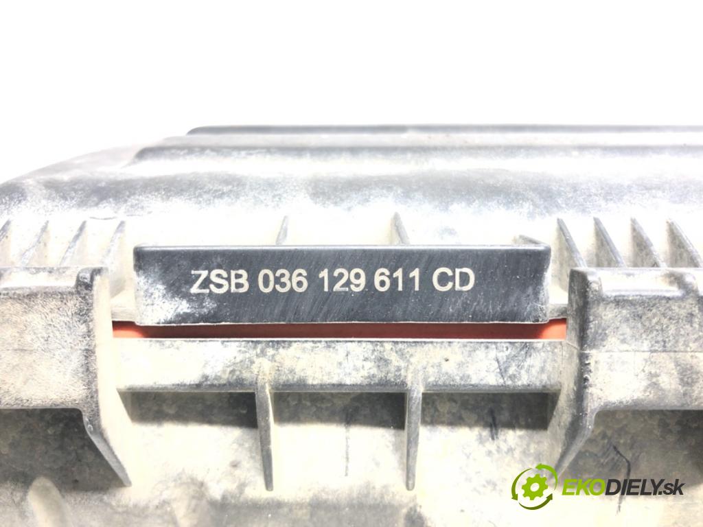 SKODA ROOMSTER nadwozie wielkoprzestrzenne (MPV) 2007 77 kW 1.6 1598 Obal filtra vzduchu 036129611CD (Obal vzduchového filtra)