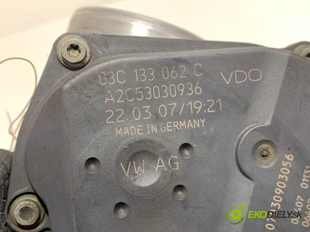 SKODA ROOMSTER nadwozie wielkoprzestrzenne (MPV) 2007 77 kW 1.6 1598 Škrtiaca klapka 03C133062C (Škrtiaca klapka)