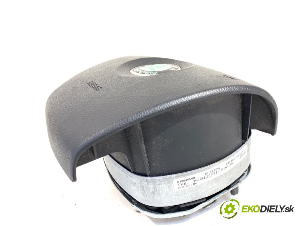 SKODA ROOMSTER nadwozie wielkoprzestrzenne (MPV) 2007 77 kW 1.6 1598 AirBag volantu 5J0880201B (Airbag)