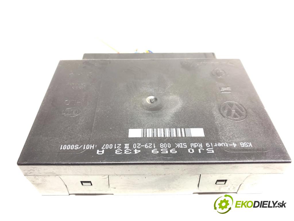 SKODA ROOMSTER nadwozie wielkoprzestrzenne (MPV) 2007 77 kW 1.6 1598 Modul komfortu 5J0959433A (Modul komfortu)