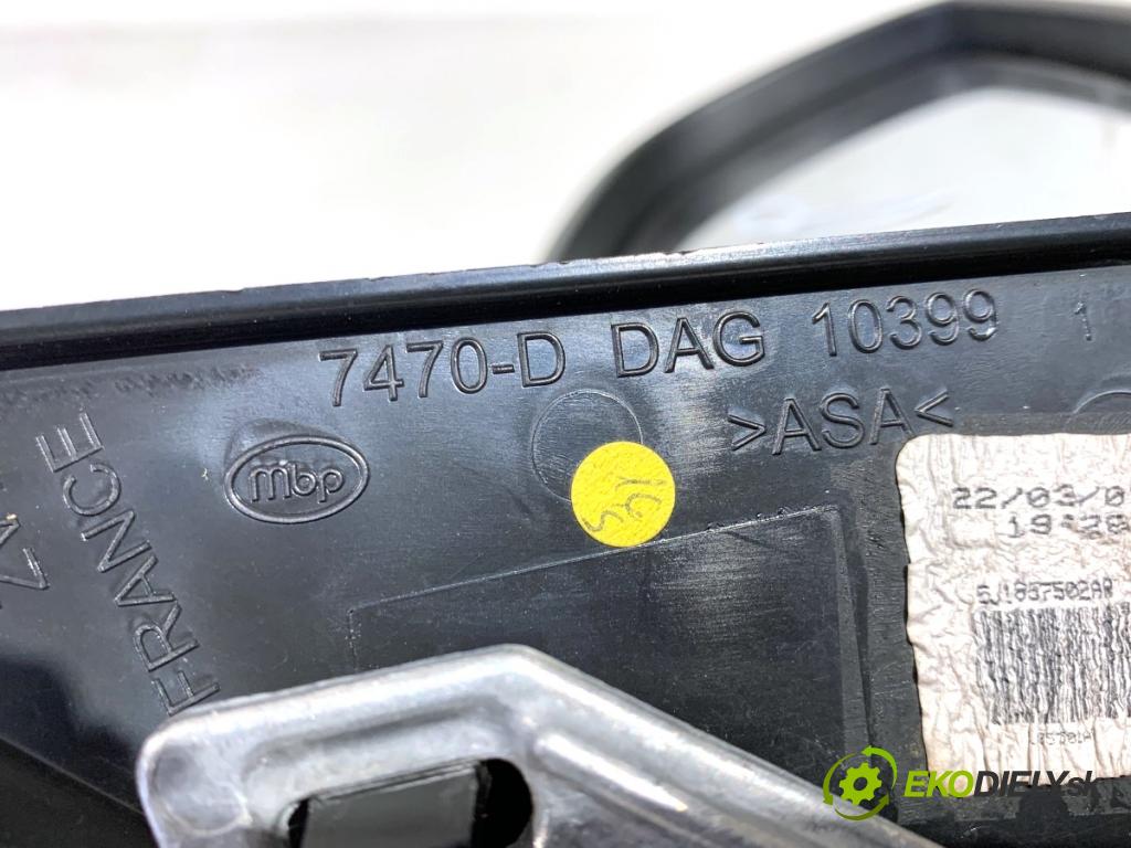 SKODA ROOMSTER nadwozie wielkoprzestrzenne (MPV) 2007 77 kW 1.6 1598 Spätné zrkadlo pravy