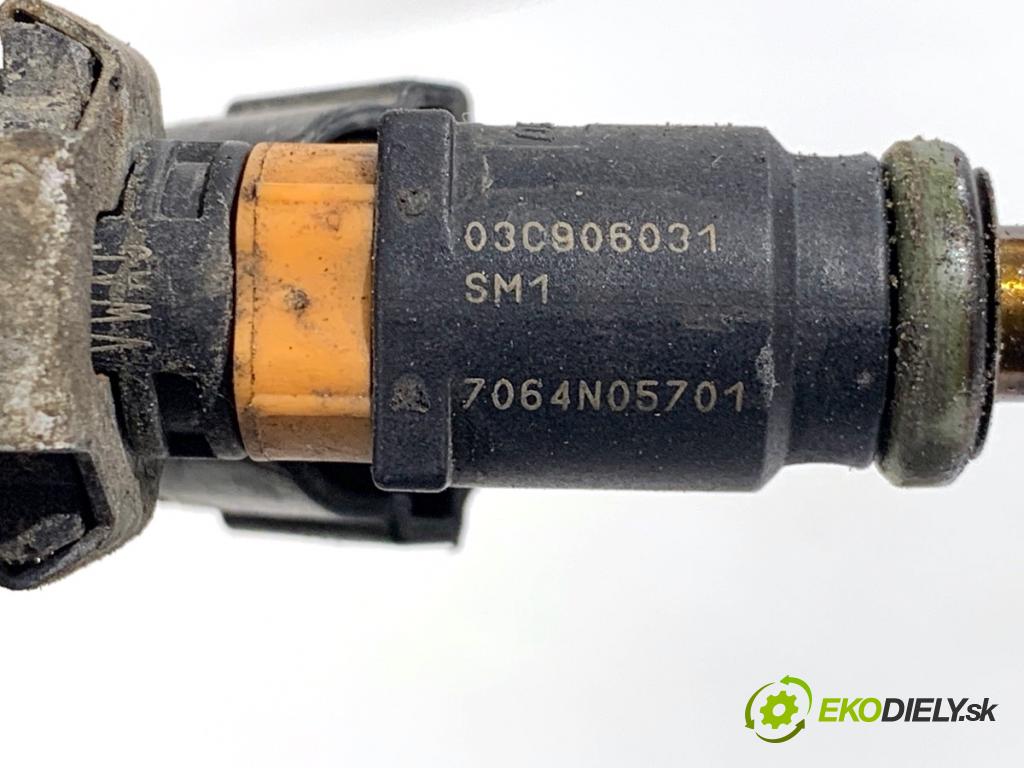 SKODA ROOMSTER nadwozie wielkoprzestrzenne (MPV) 2007 77 kW 1.6 1598 Lišta vstrekovacia 036133319CA (Vstrekovacia lišta)