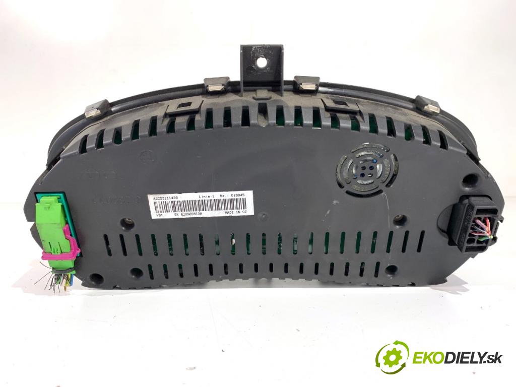 SKODA ROOMSTER nadwozie wielkoprzestrzenne (MPV) 2007 77 kW 1.6 1598 Prístrojovka 5J0920810B (Prístrojová doska)