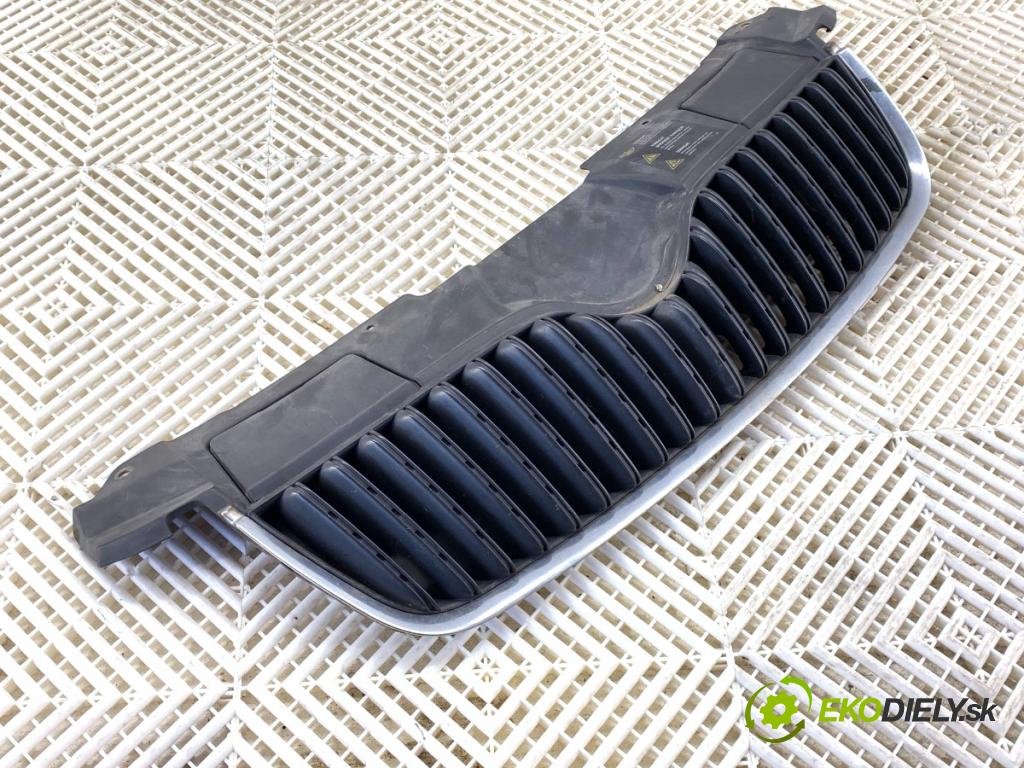 SKODA ROOMSTER nadwozie wielkoprzestrzenne (MPV) 2007 77 kW 1.6 1598 mřížka maska 5J0853668A (Přední mřížka (maska chladiče))