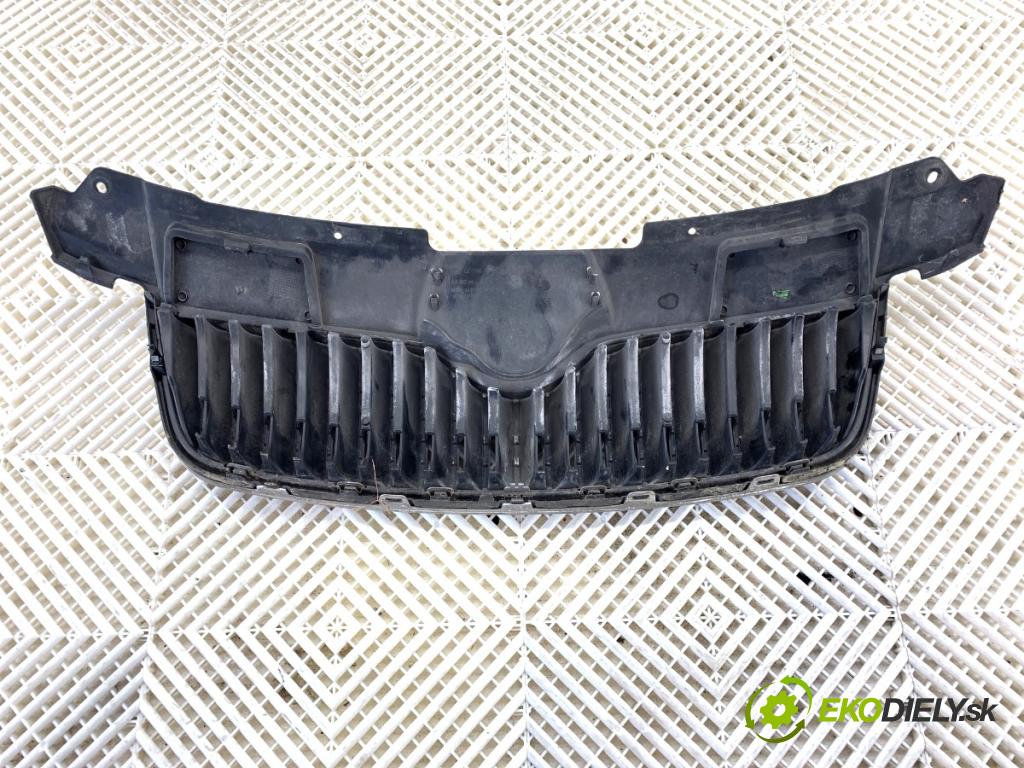 SKODA ROOMSTER nadwozie wielkoprzestrzenne (MPV) 2007 77 kW 1.6 1598 mřížka maska 5J0853668A (Přední mřížka (maska chladiče))