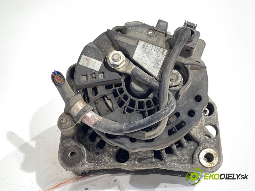 SKODA ROOMSTER nadwozie wielkoprzestrzenne (MPV) 2007 77 kW 1.6 1598 Alternátor 03C903023D (Alternátor)