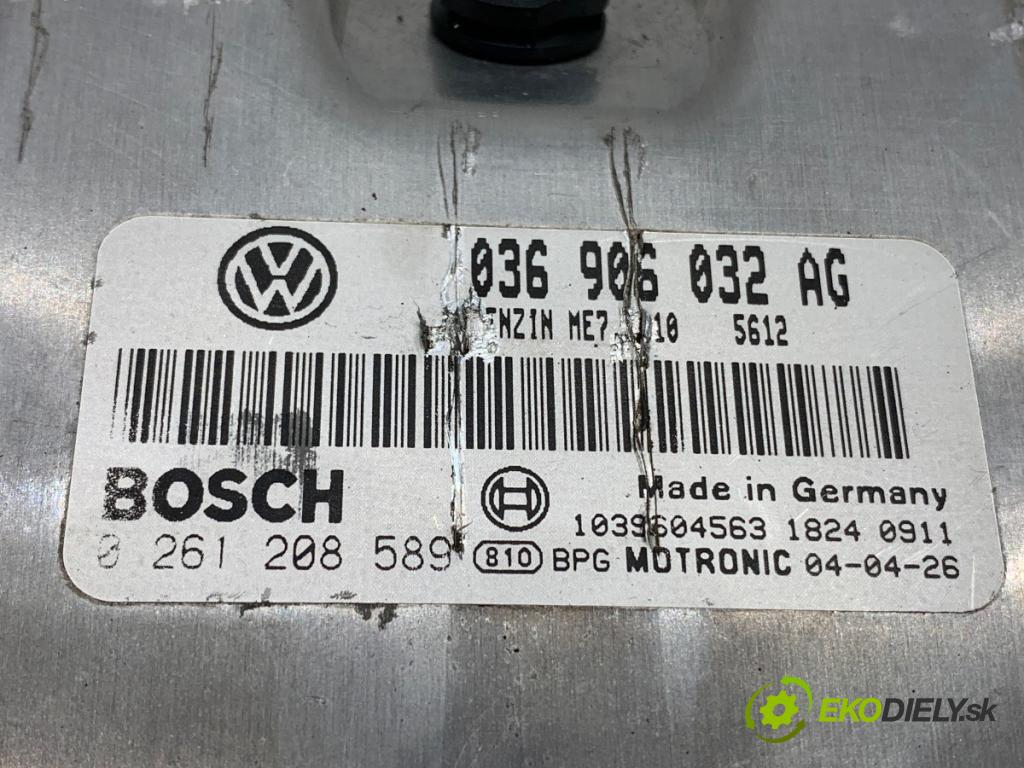 VW GOLF V liftback 2004 55 kW 1.4 16V 1390 riadiaca jednotka Motor 036906032AG (Riadiaca jednotka)