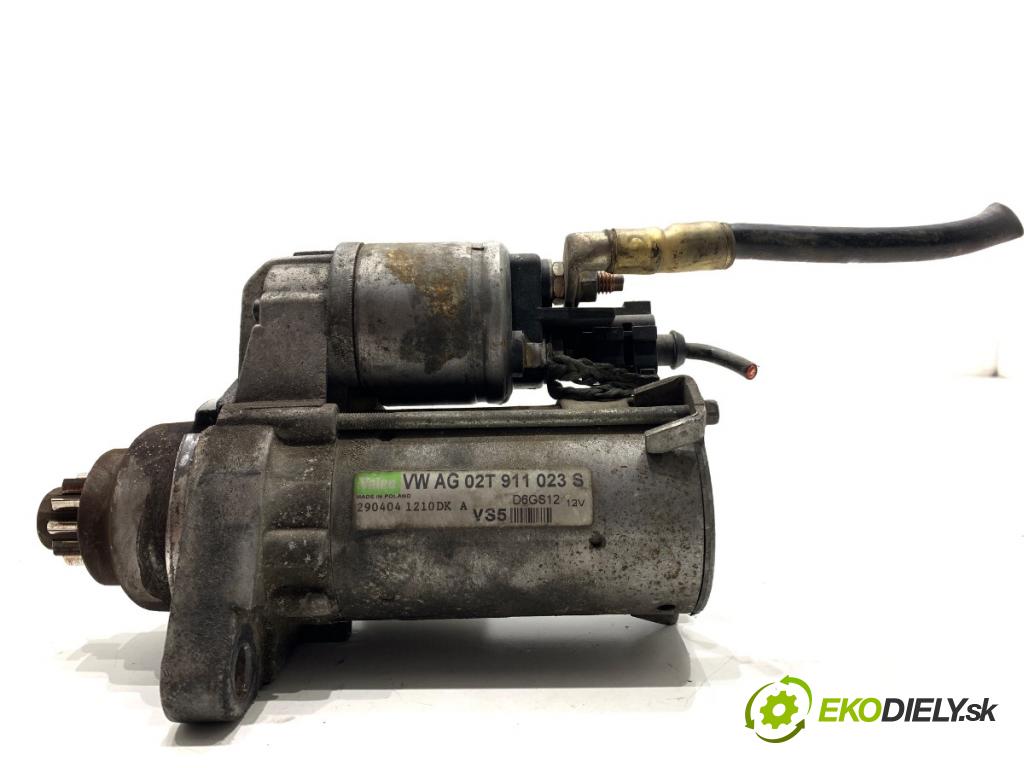VW GOLF V liftback 2004 55 kW 1.4 16V 1390 startér 02T911023S (Startér)