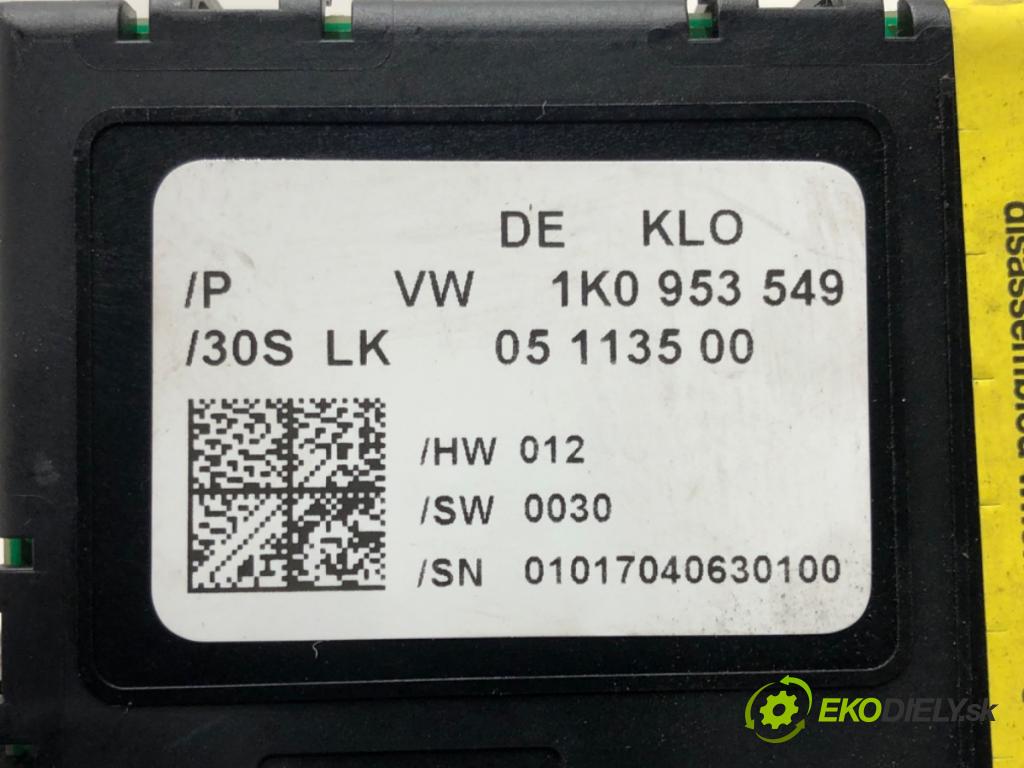 VW GOLF V liftback 2004 55 kW 1.4 16V 1390 Snímač uhlu uhlu 1K0953549