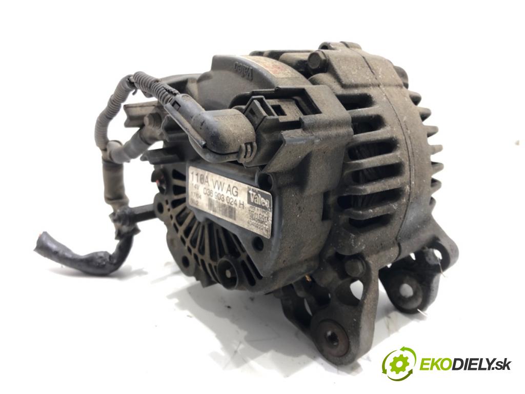 VW GOLF V liftback 2004 55 kW 1.4 16V 1390 Alternátor 036903024H (Alternátor)