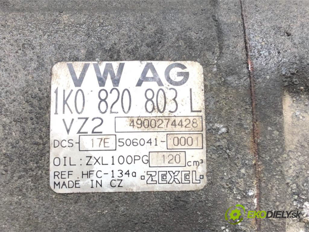 SEAT ALTEA nadwozie wielkoprzestrzenne (MPV) 2005 75 kW 1.6 1595 Kompresor klimatizácie 1K0820803L (Kompresor klimatizácie)