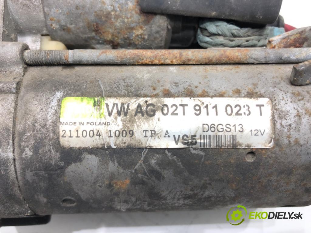 SEAT ALTEA nadwozie wielkoprzestrzenne (MPV) 2005 75 kW 1.6 1595 startér 02T911023T (Startér)
