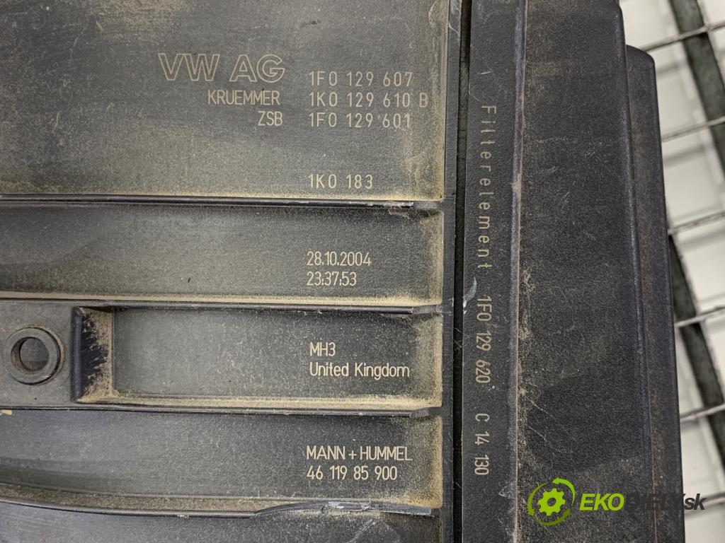 SEAT ALTEA nadwozie wielkoprzestrzenne (MPV) 2005 75 kW 1.6 1595 Obal filtra vzduchu 1F0129607 (Obal vzduchového filtra)