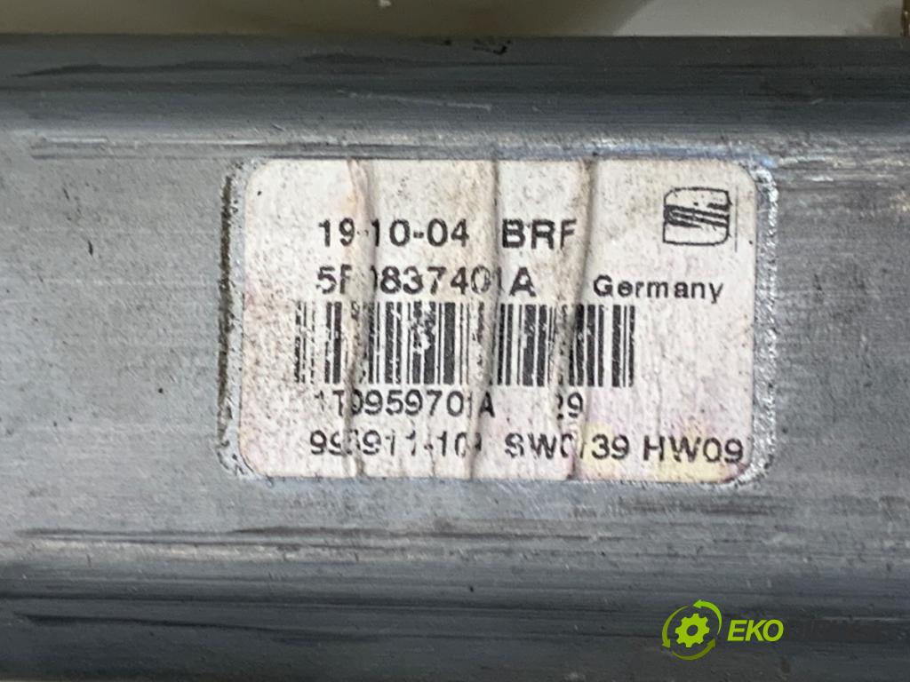 SEAT ALTEA nadwozie wielkoprzestrzenne (MPV) 2005 75 kW 1.6 1595 Mechanizmus okna ľavy predný 1K0959793D