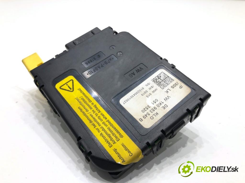 SEAT ALTEA nadwozie wielkoprzestrzenne (MPV) 2005 75 kW 1.6 1595 Modul uhlu uhlu 1K0953549B (Riadiaca jednotka ostatné)