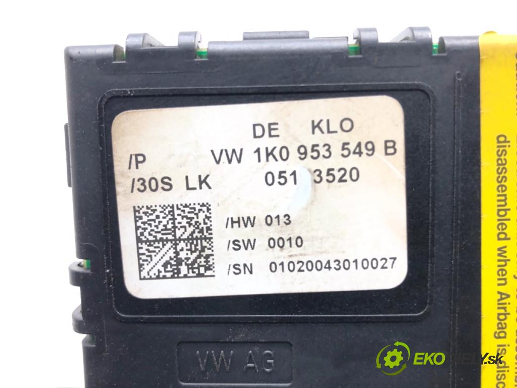 SEAT ALTEA nadwozie wielkoprzestrzenne (MPV) 2005 75 kW 1.6 1595 Modul uhlu uhlu 1K0953549B (Riadiaca jednotka ostatné)