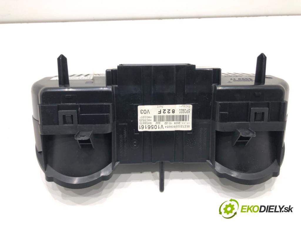 SEAT ALTEA nadwozie wielkoprzestrzenne (MPV) 2005 75 kW 1.6 1595 Prístrojovka 5P0920822F (Prístrojová doska)