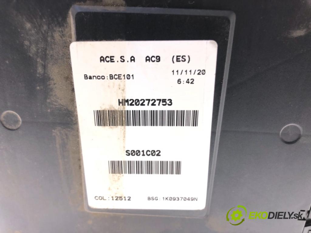 SEAT ALTEA nadwozie wielkoprzestrzenne (MPV) 2005 75 kW 1.6 1595 modul BORDNETZ 1K0937049N (Řídící jednotka ostatní)