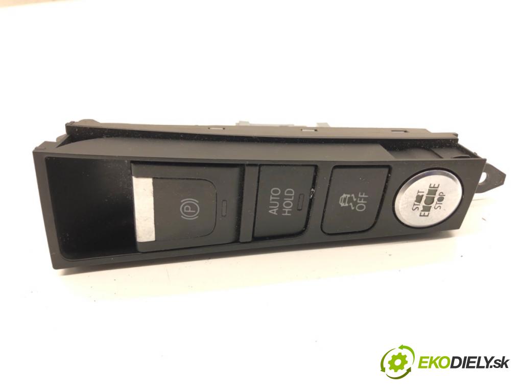 VW PASSAT B7 sedan 2013 103 kW 2.0 TDI 1968 Spínač brzdy ručnej brzdy 3AB927137A (Prepínacie páčky pod volantom)