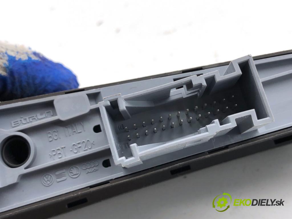 VW PASSAT B7 sedan 2013 103 kW 2.0 TDI 1968 Spínač brzdy ručnej brzdy 3AB927137A (Prepínacie páčky pod volantom)