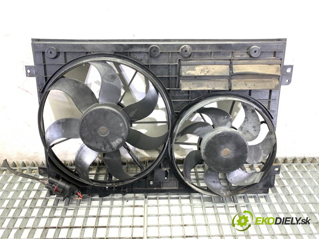 VW PASSAT B7 sedan 2013 103 kW 2.0 TDI 1968 ventilátor chladiče 1K0121207BC (Ventilátor)