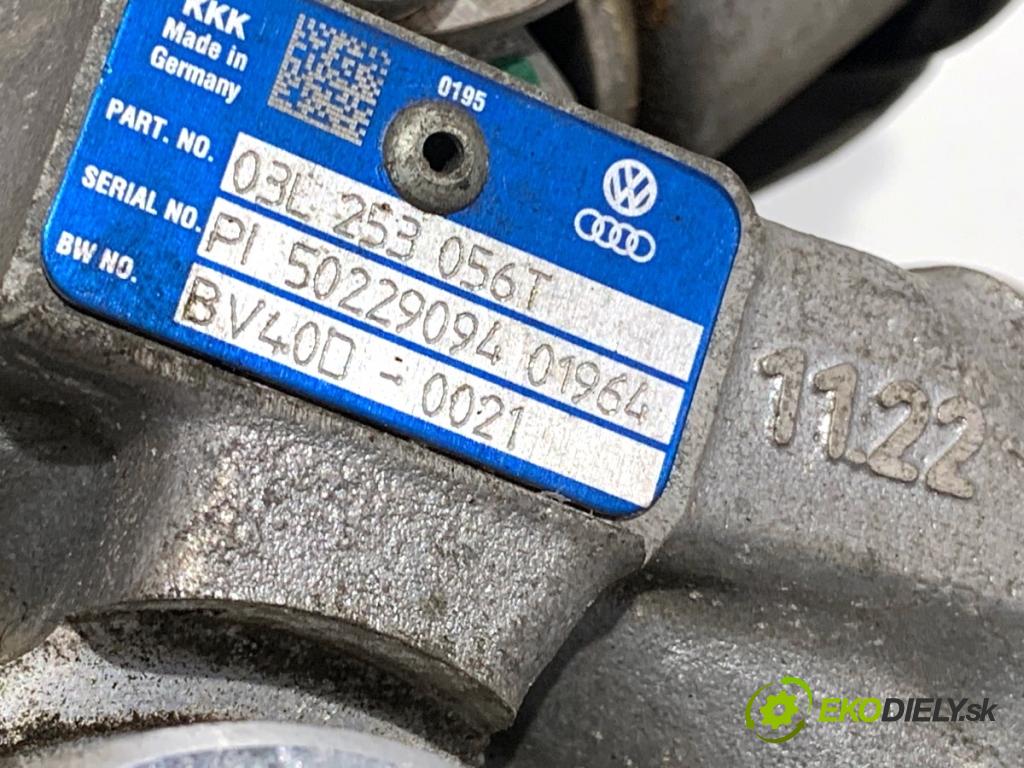VW PASSAT B7 sedan 2013 103 kW 2.0 TDI 1968 Turbodúchadlo,turbo 03L253056T (Turbodúchadlo (kompletné))