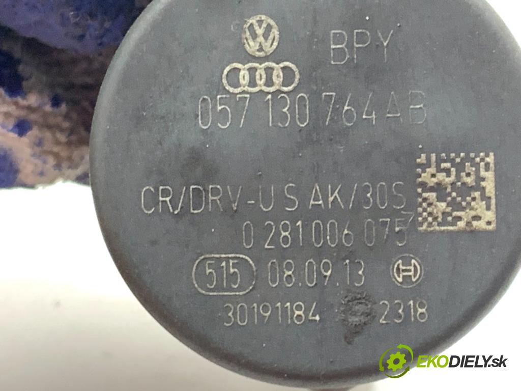VW PASSAT B7 sedan 2013 103 kW 2.0 TDI 1968 Regulátor tlaku paliva 057130764AB 0281006075 (Palivový systém ostatné)