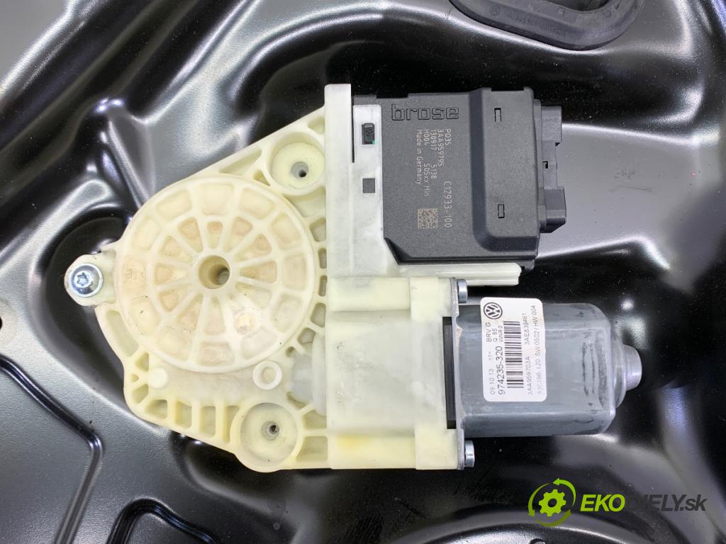 VW PASSAT B7 sedan 2013 103 kW 2.0 TDI 1968 Mechanizmus okna ľavy zad 3AA959703A