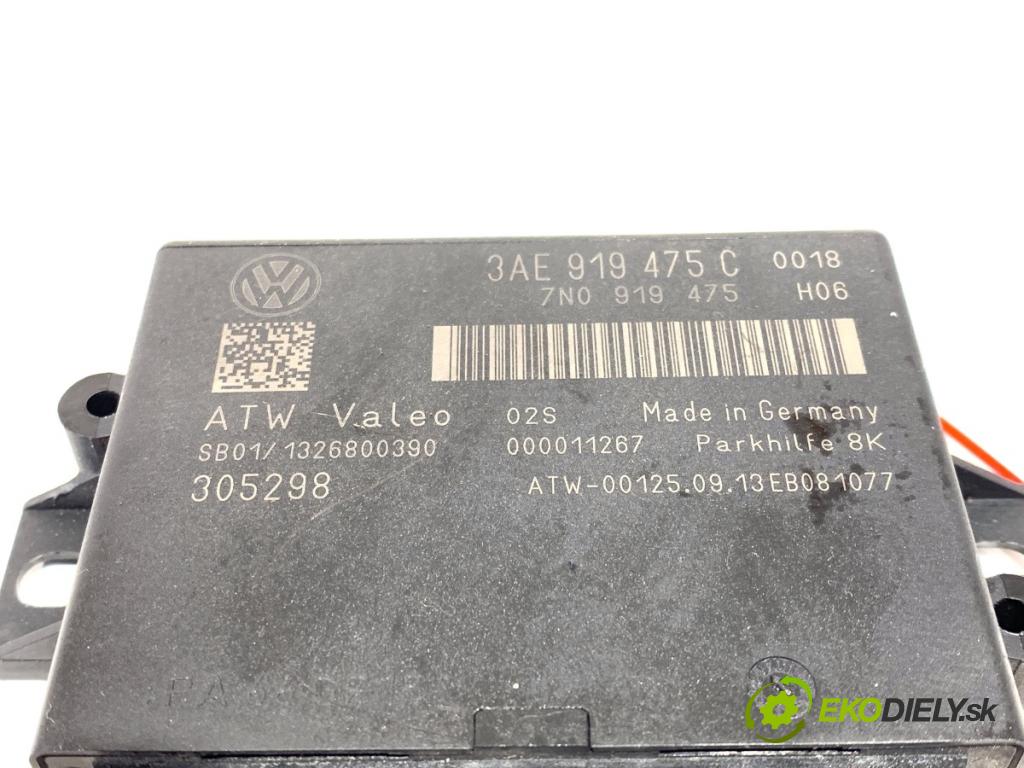 VW PASSAT B7 sedan 2013 103 kW 2.0 TDI 1968 Modul PDC 3AE919475C (Riadiaca jednotka ostatné)