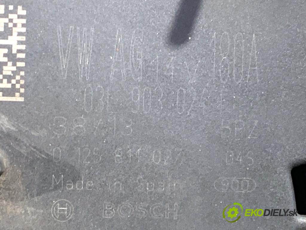 VW PASSAT B7 sedan 2013 103 kW 2.0 TDI 1968 Alternátor 0125811027 03L903024F (Alternátor)