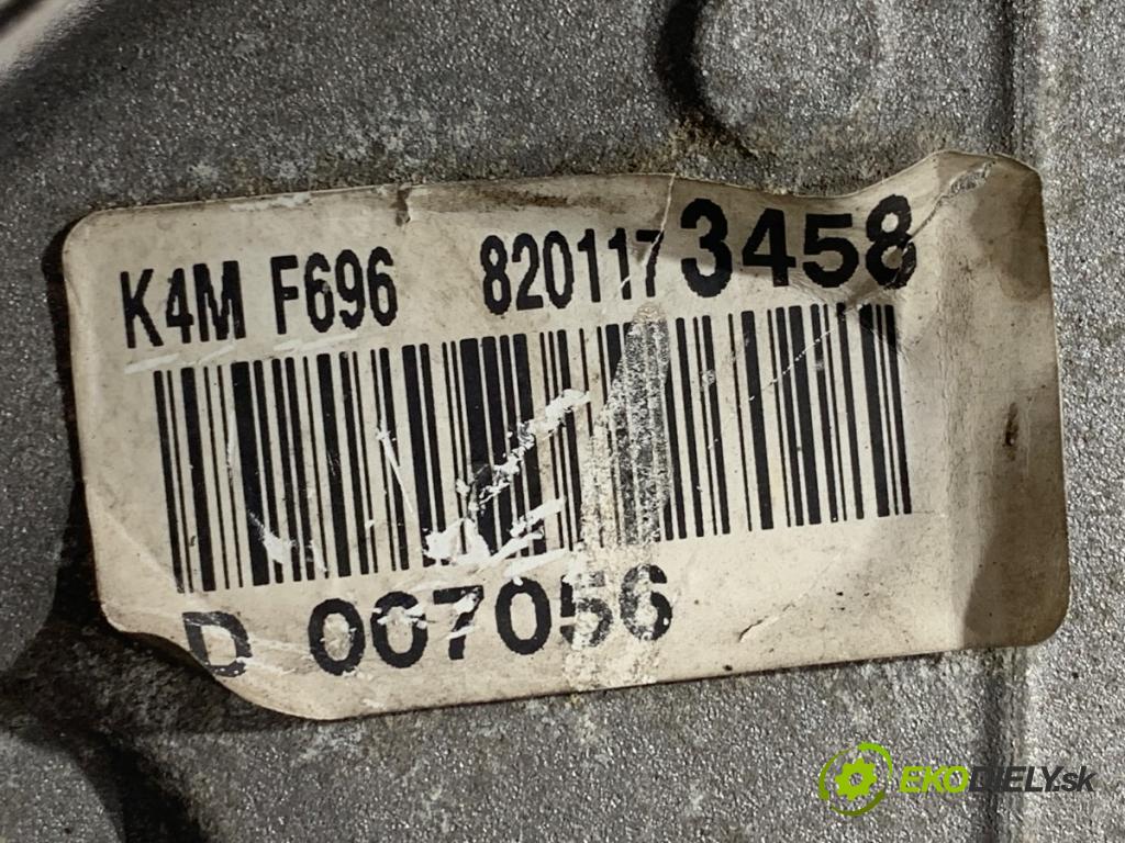 DACIA DUSTER SUV 2011 77 kW 1.6 16V 1598 Motor K4MF696 K4M696 (Motor)